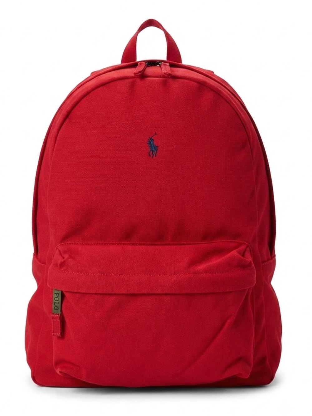 Polo Ralph Lauren True Red Backpack w/ Embroidered Pony & Water Bottle Holder